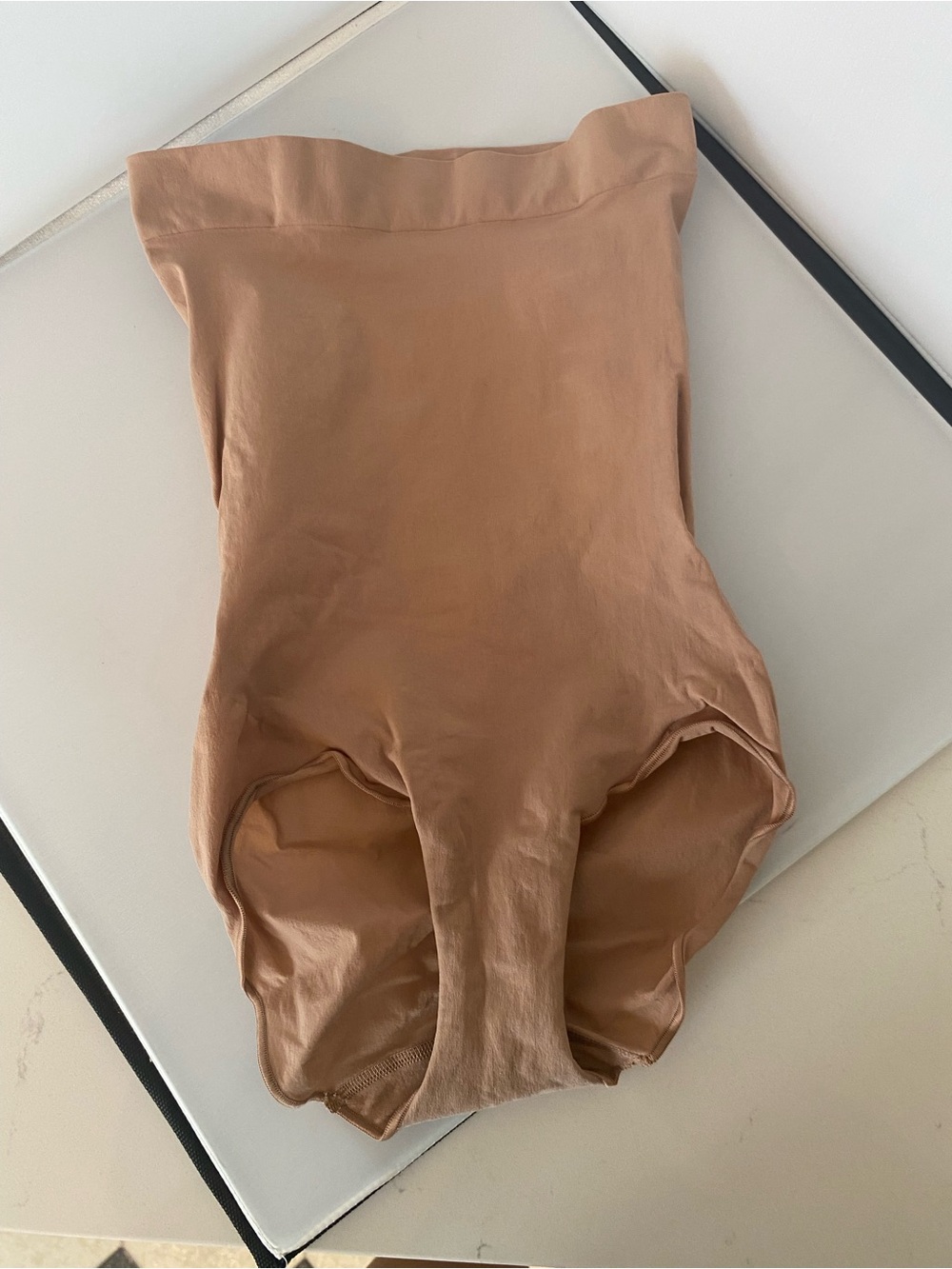 SKIMS High-Waist Shaping Brief - Tan size large new without tags